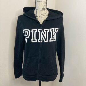 PINK women’s zip hoodie. Size M